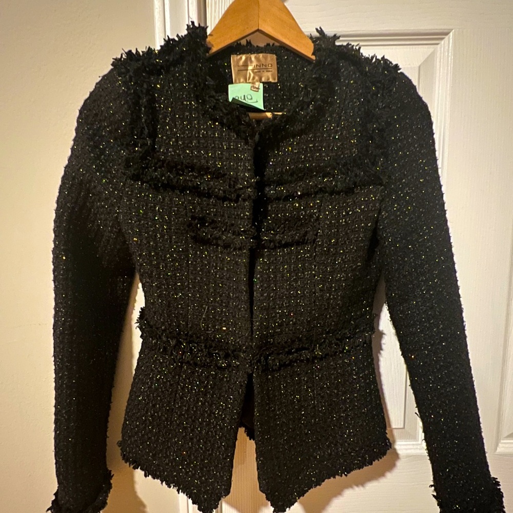 Festive Tweed Coat Blazer